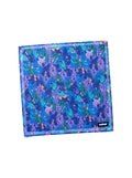Lilac Dreamy Blues Dog Bandana from WOOF, front view of the print