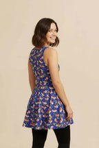 Cute Corgi Floral Summer Dress
