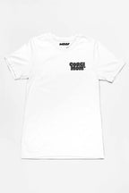 White Corgi Mom Tribute T-Shirt from WOOF, front view