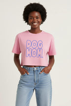 Oversized Dog Mom Crop Top