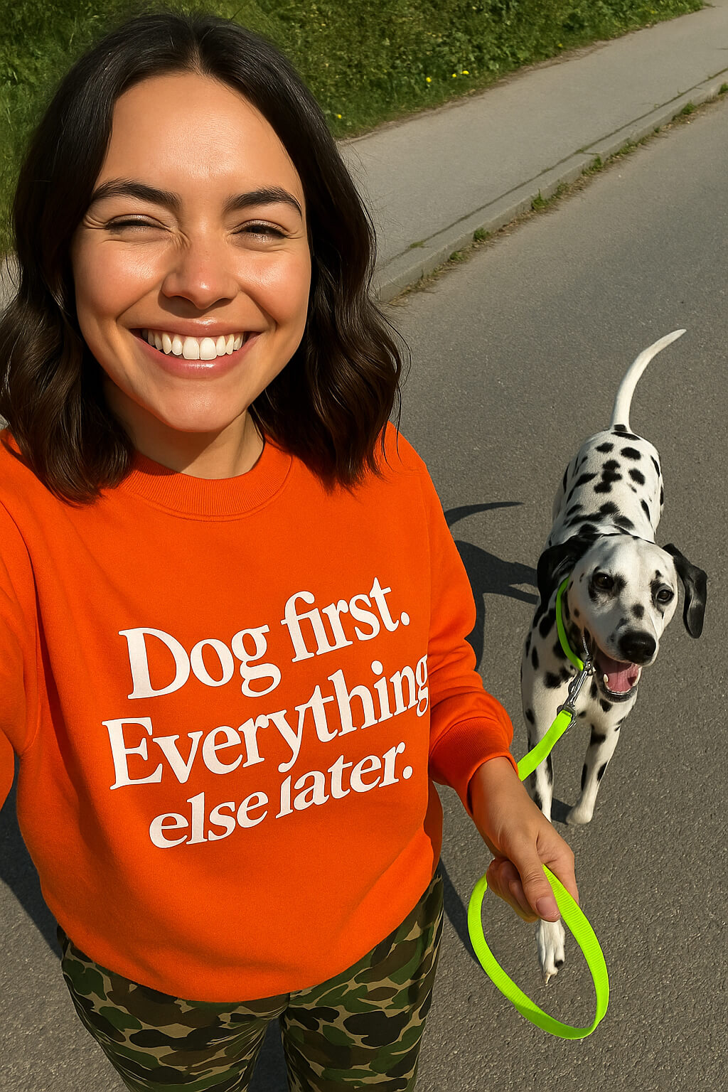 Funny Dog First Unisex Sweatshirt