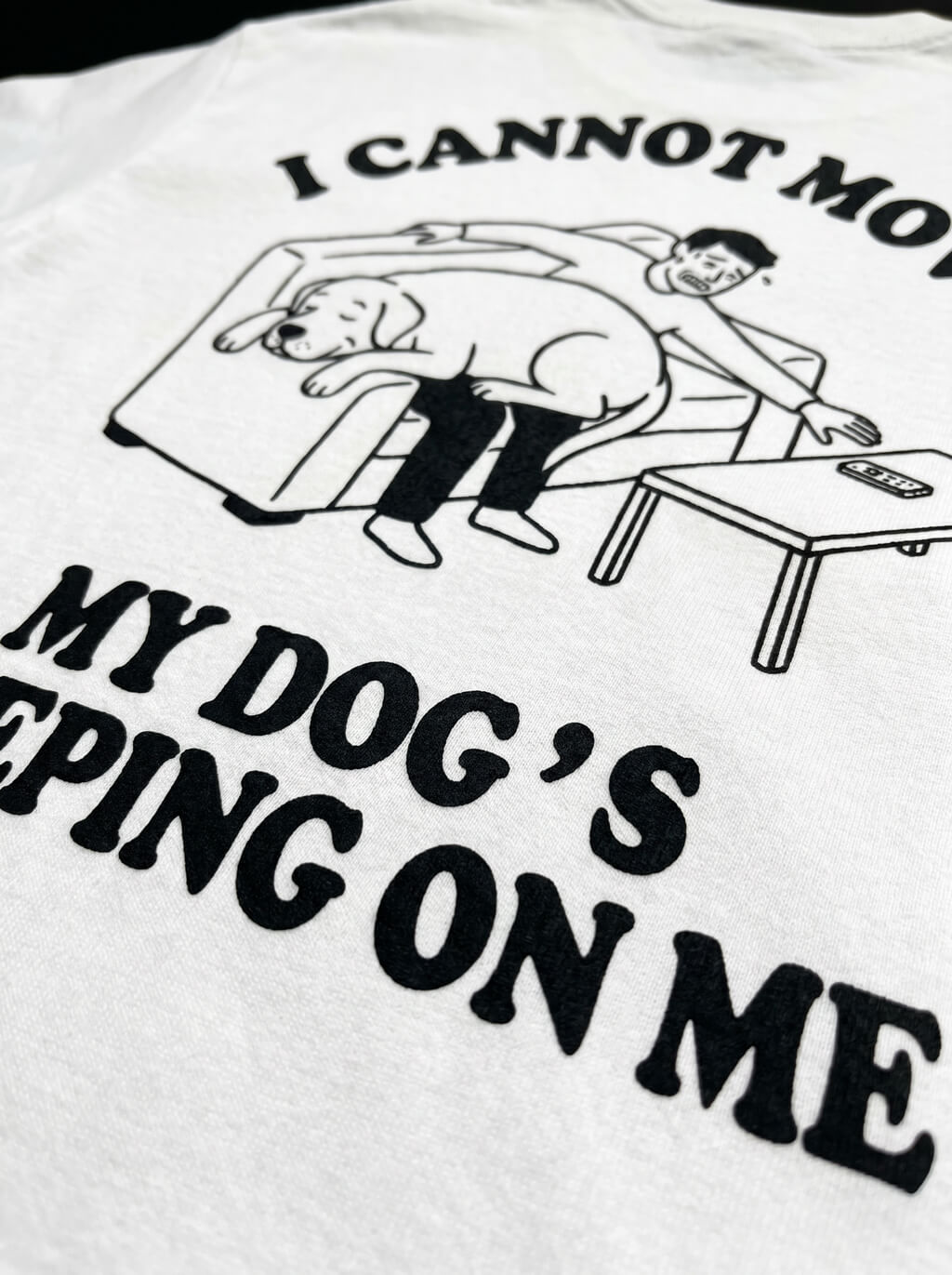 Sleeping Dog Unisex Heavyweight T-Shirt