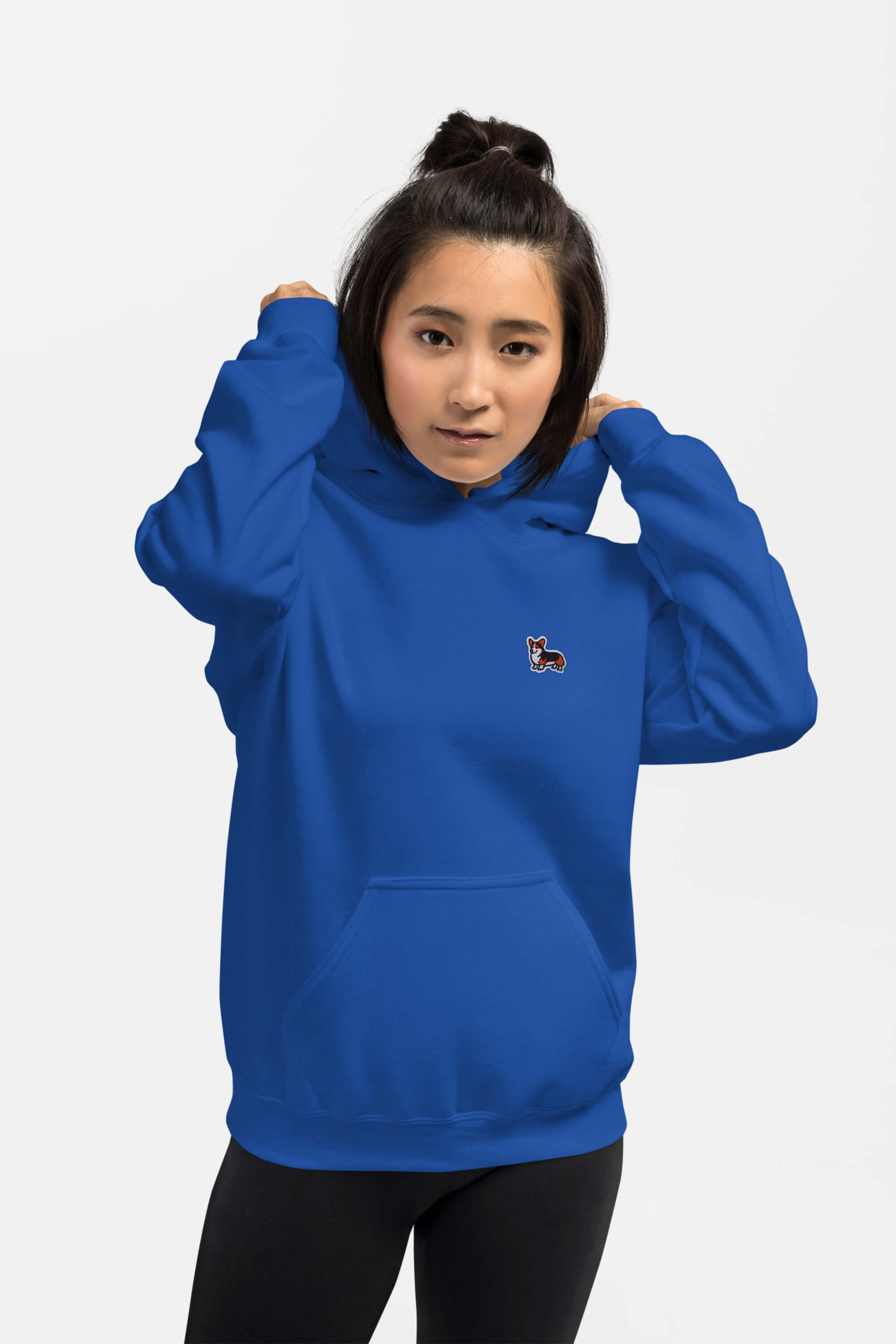 Classic Tricolor Corgi Sidekick Unisex Hoodie - Dogloverclothing.com