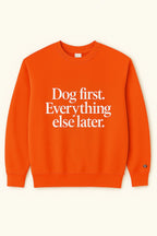 Funny Dog First Unisex Sweatshirt.