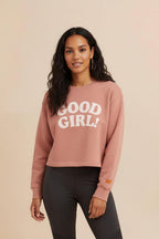Good Girl Premium Crop Sweatshirt