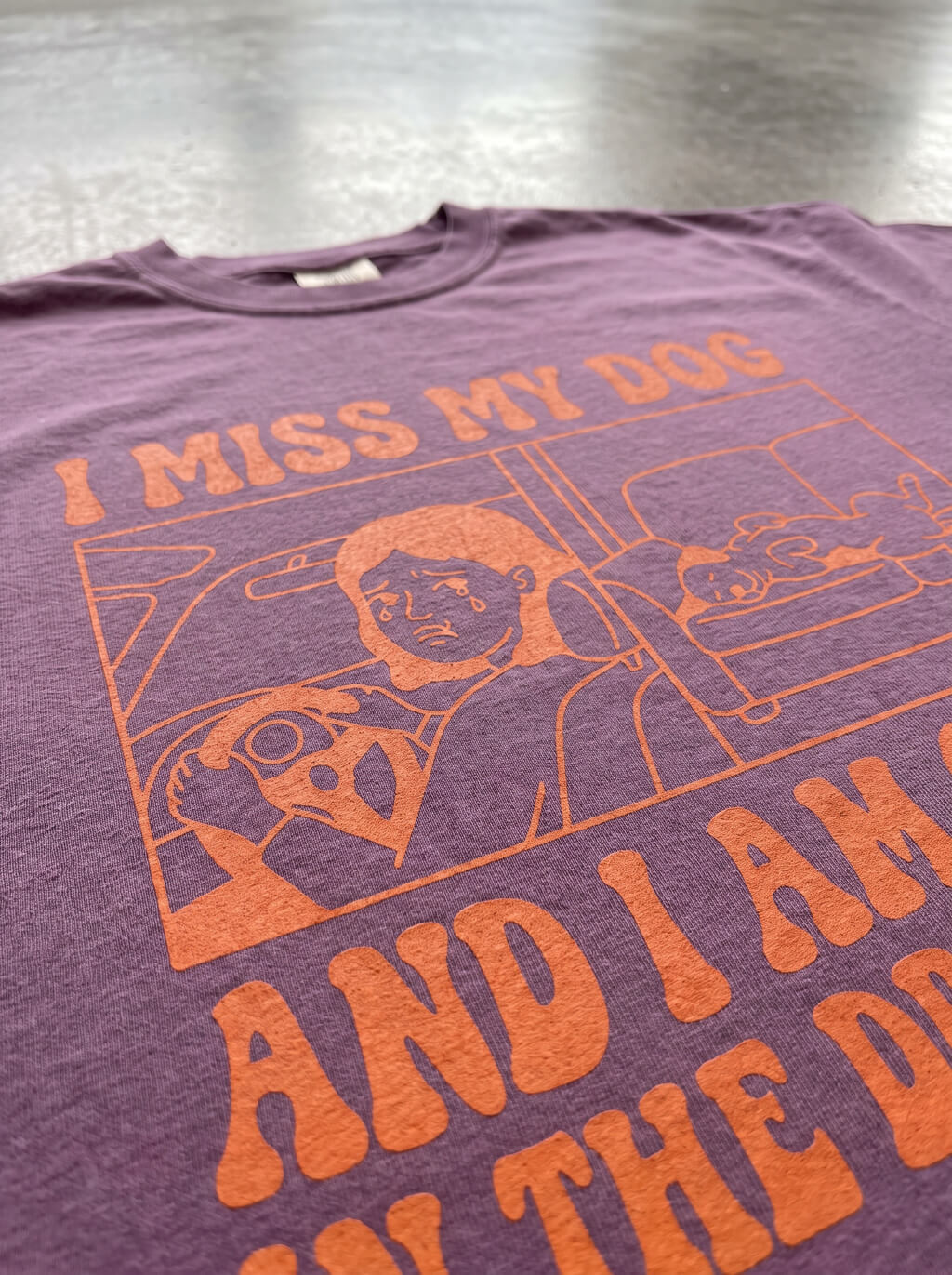 I miss my Dog Heavyweight T-Shirt