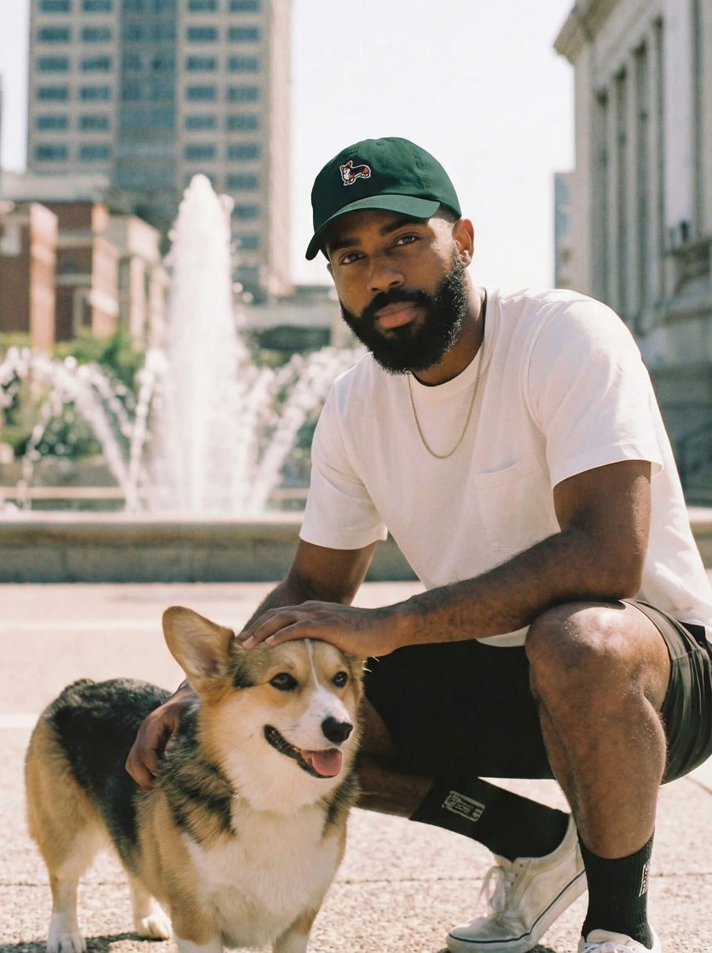 Iconic Tricolor Corgi Cap