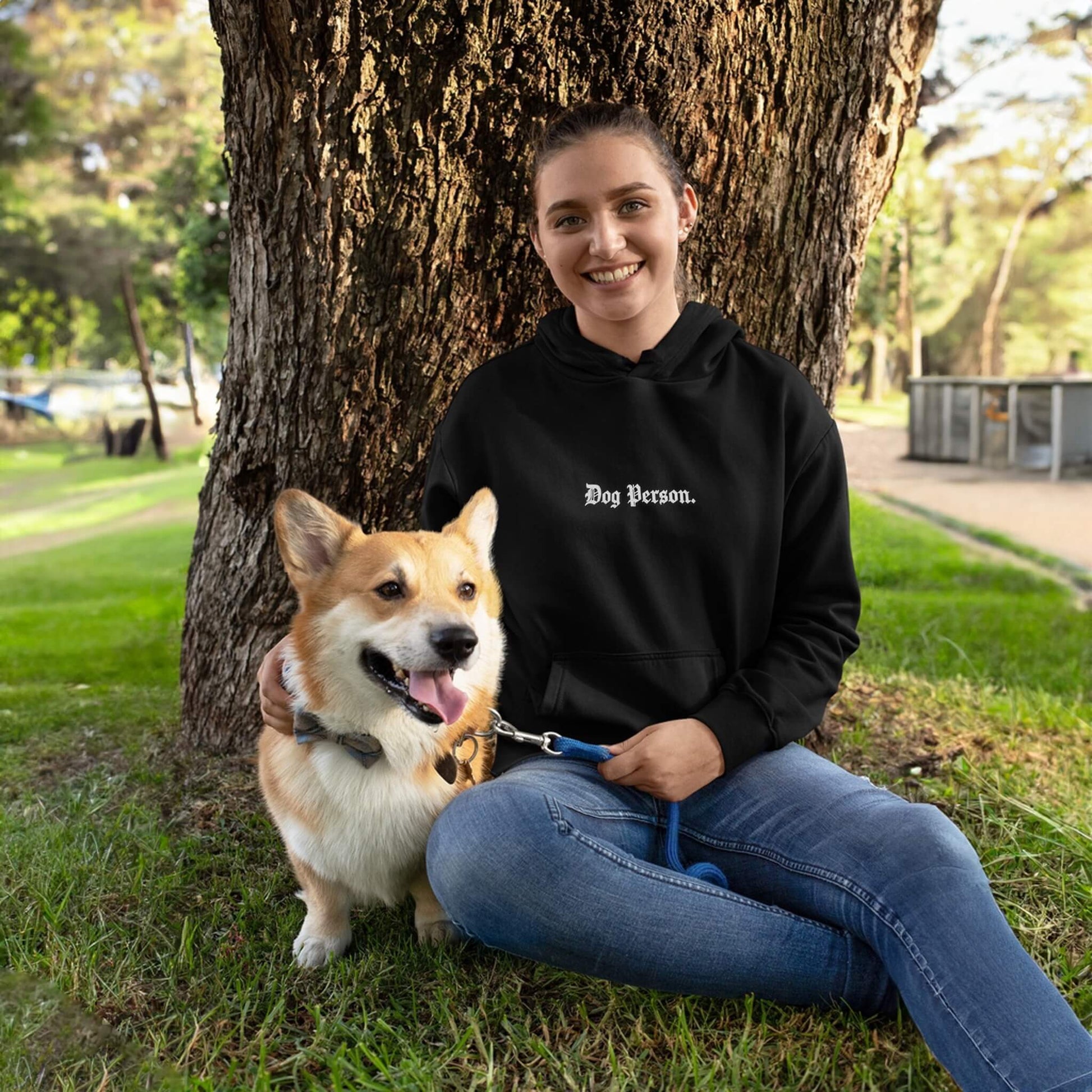 Dog Person Embroidered Unisex Hoodie - Dogloverclothing.com
