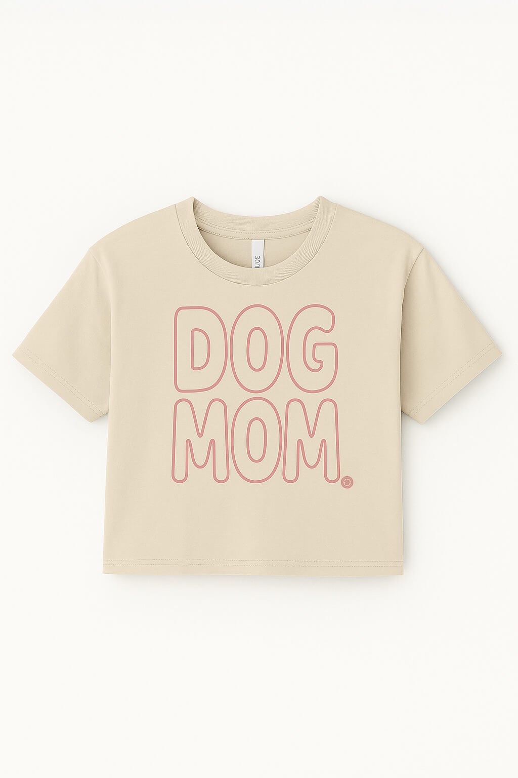 Oversized Dog Mom Crop Top.
