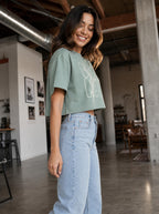 Oversized Dog Mom Crop Top