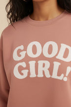 Good Girl Premium Crop Sweatshirt