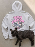 Cute Mon Amour French Bulldog Hoodie