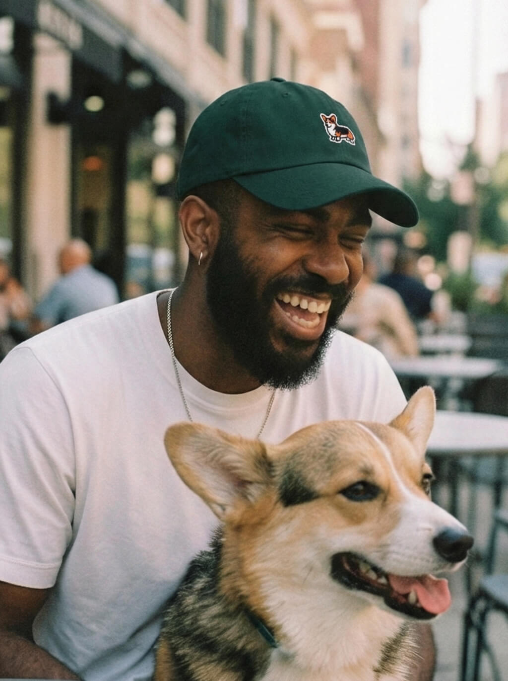 Iconic Tricolor Corgi Cap