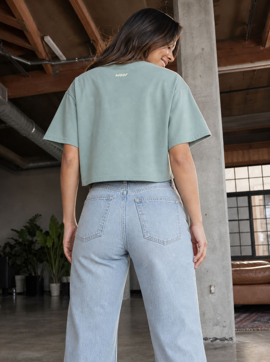 Oversized Dog Mom Crop Top