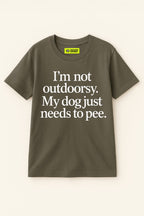 Funny Dog Outdoor Unisex T-Shirt.