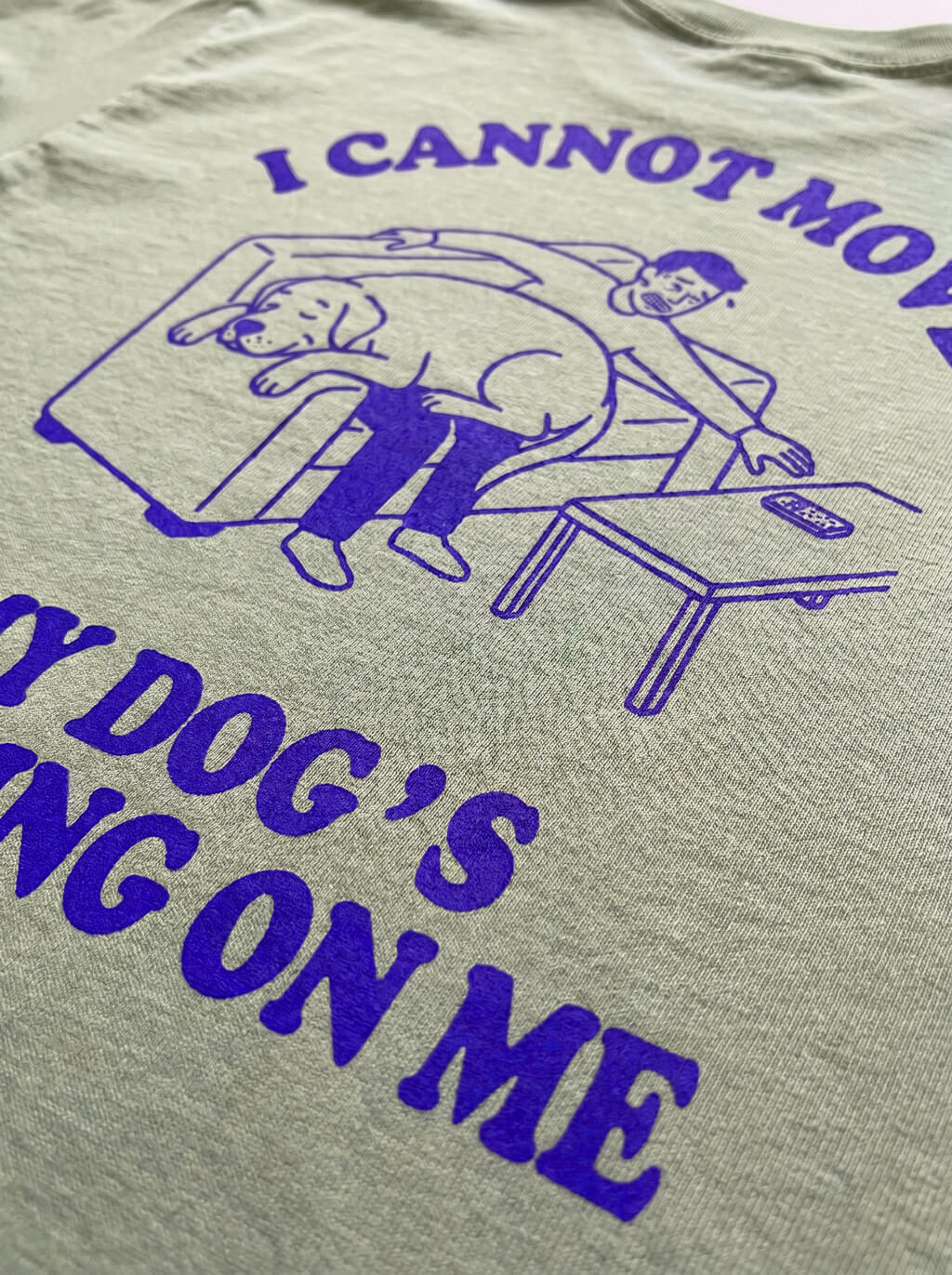 Sleeping Dog Unisex Heavyweight T-Shirt