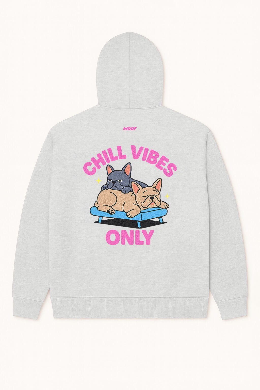 Cute Frenchie Chill Vibes Only Unisex Hoodie - WOOF