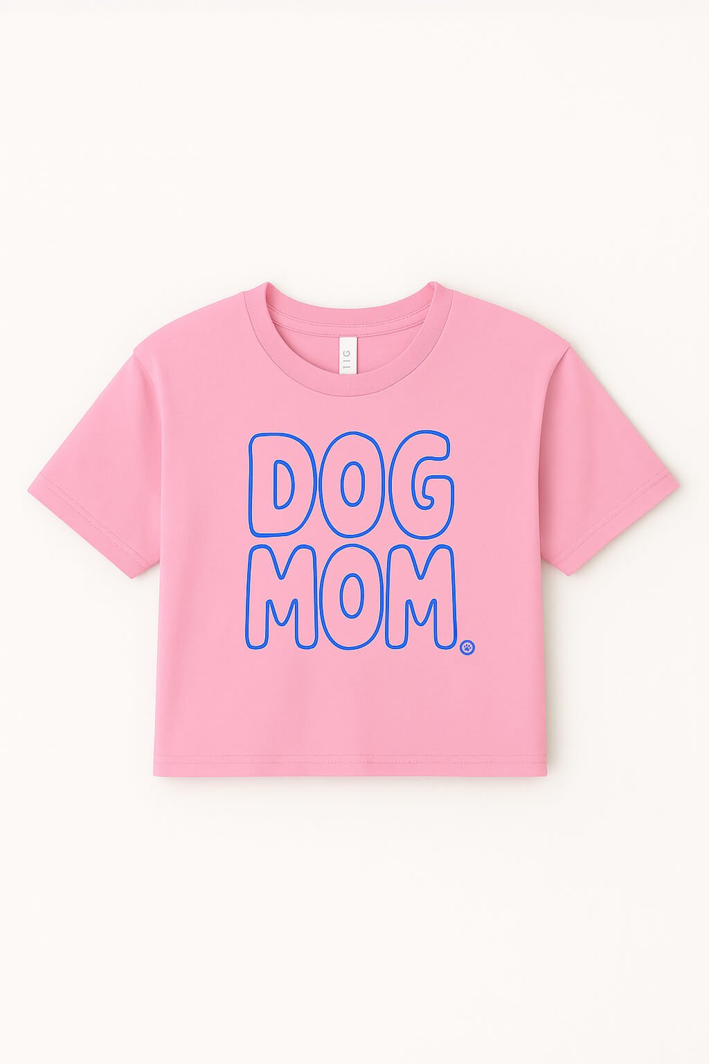 Oversized Dog Mom Crop Top.