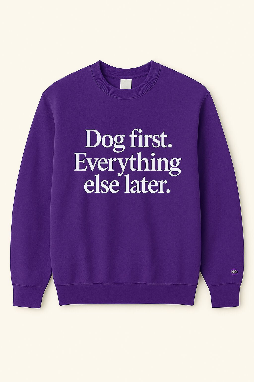 Funny Dog First Unisex Sweatshirt.