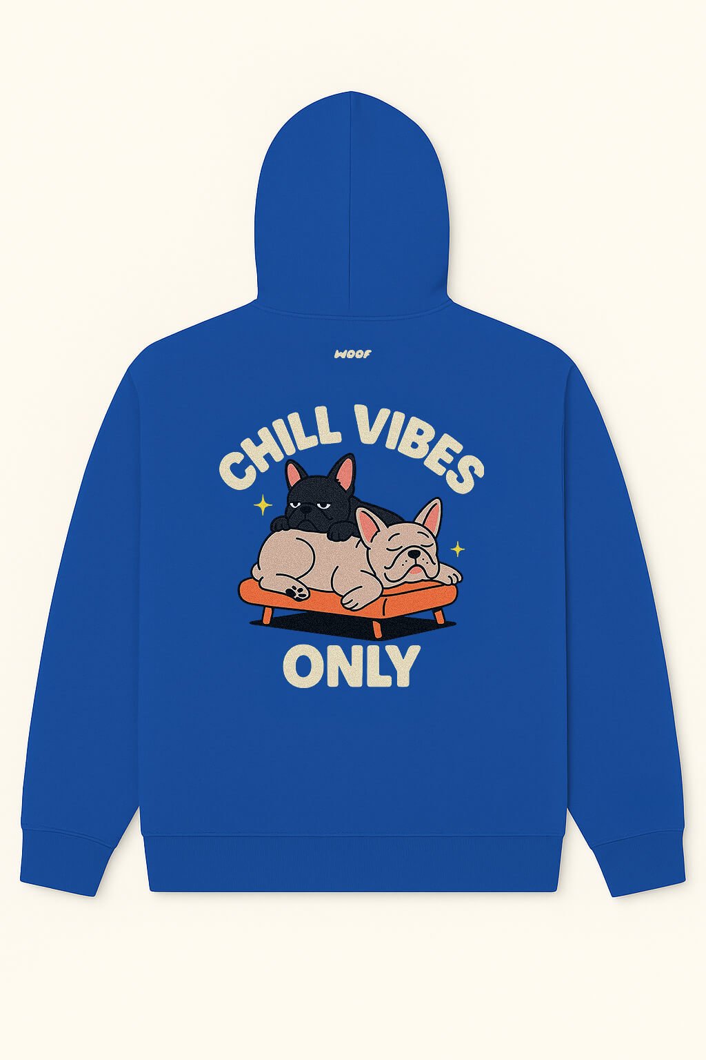Cute Frenchie Chill Vibes Only Unisex Hoodie - WOOF