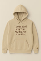 Funny No Structure Unisex Dog Hoodie.