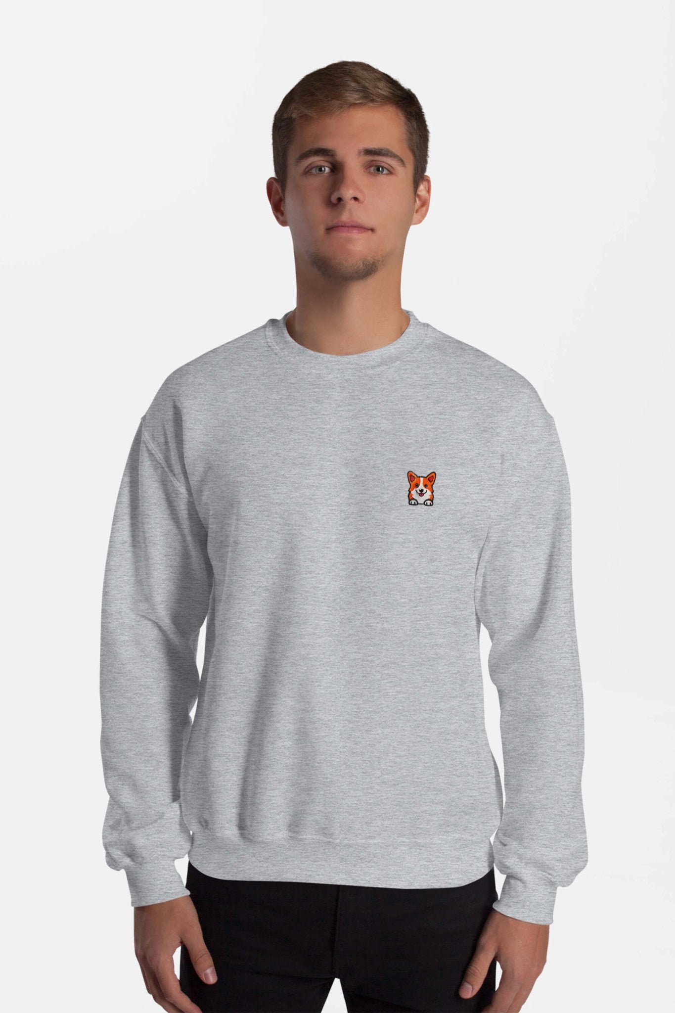 Premium Corgi Pocket Pal Sweatshirt - Dogloverclothing.com