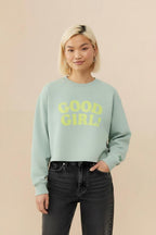 Good Girl Premium Crop Sweatshirt