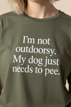 Funny Dog Outdoor Unisex T-Shirt