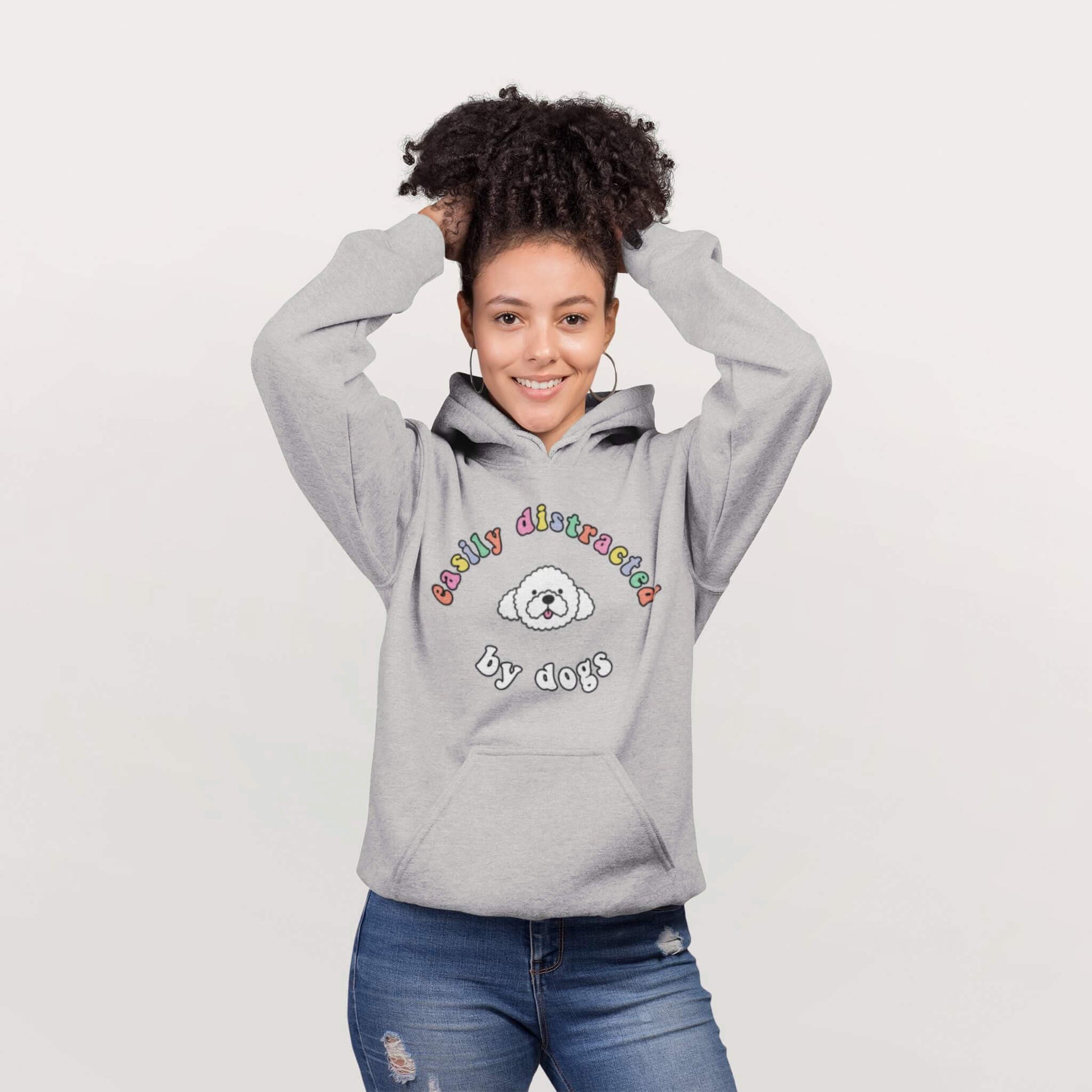Easily Distracted By Dogs Unisex Hoodie - Dogloverclothing.com
