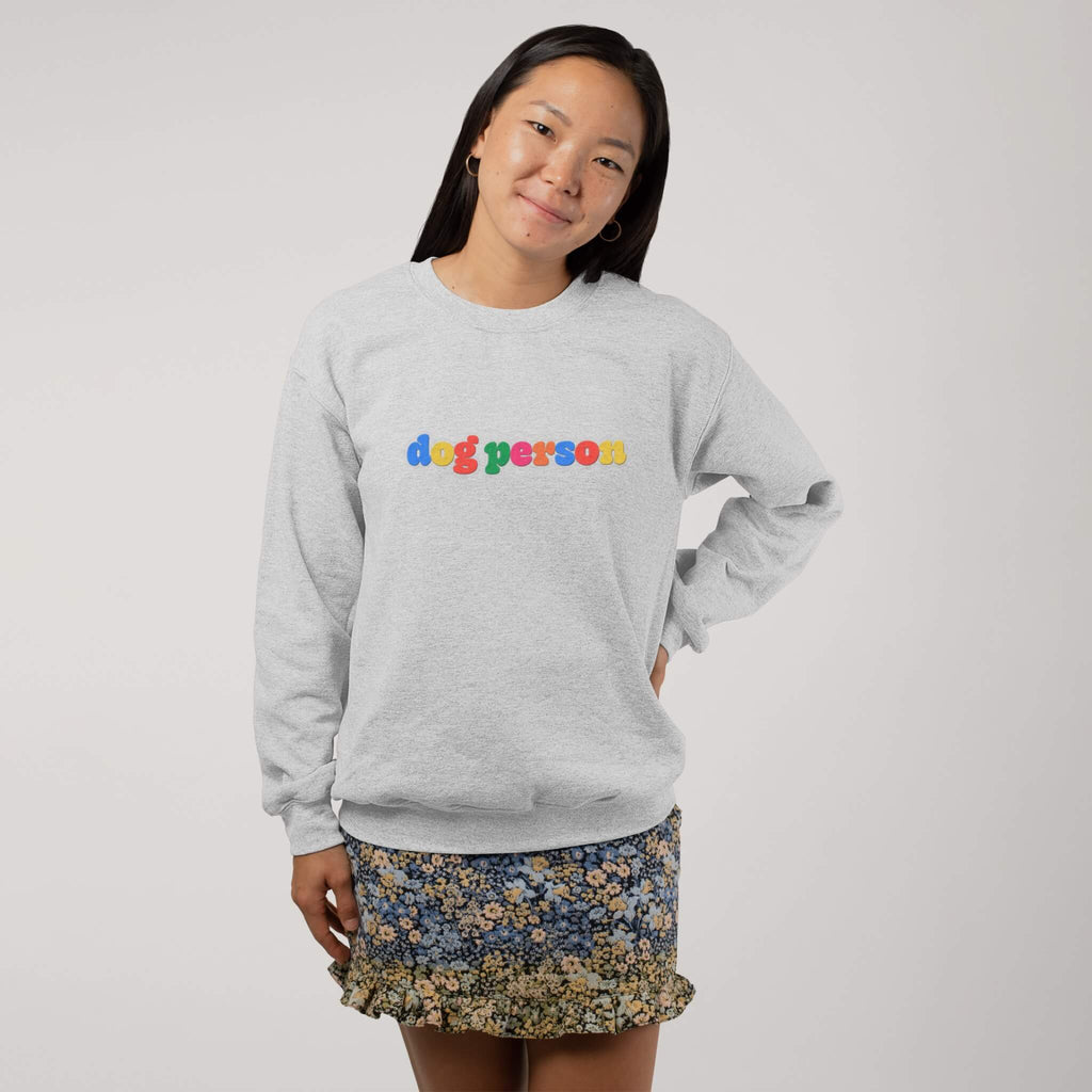 Dog Person Embroidered Unisex Sweatshirt - Dogloverclothing.com