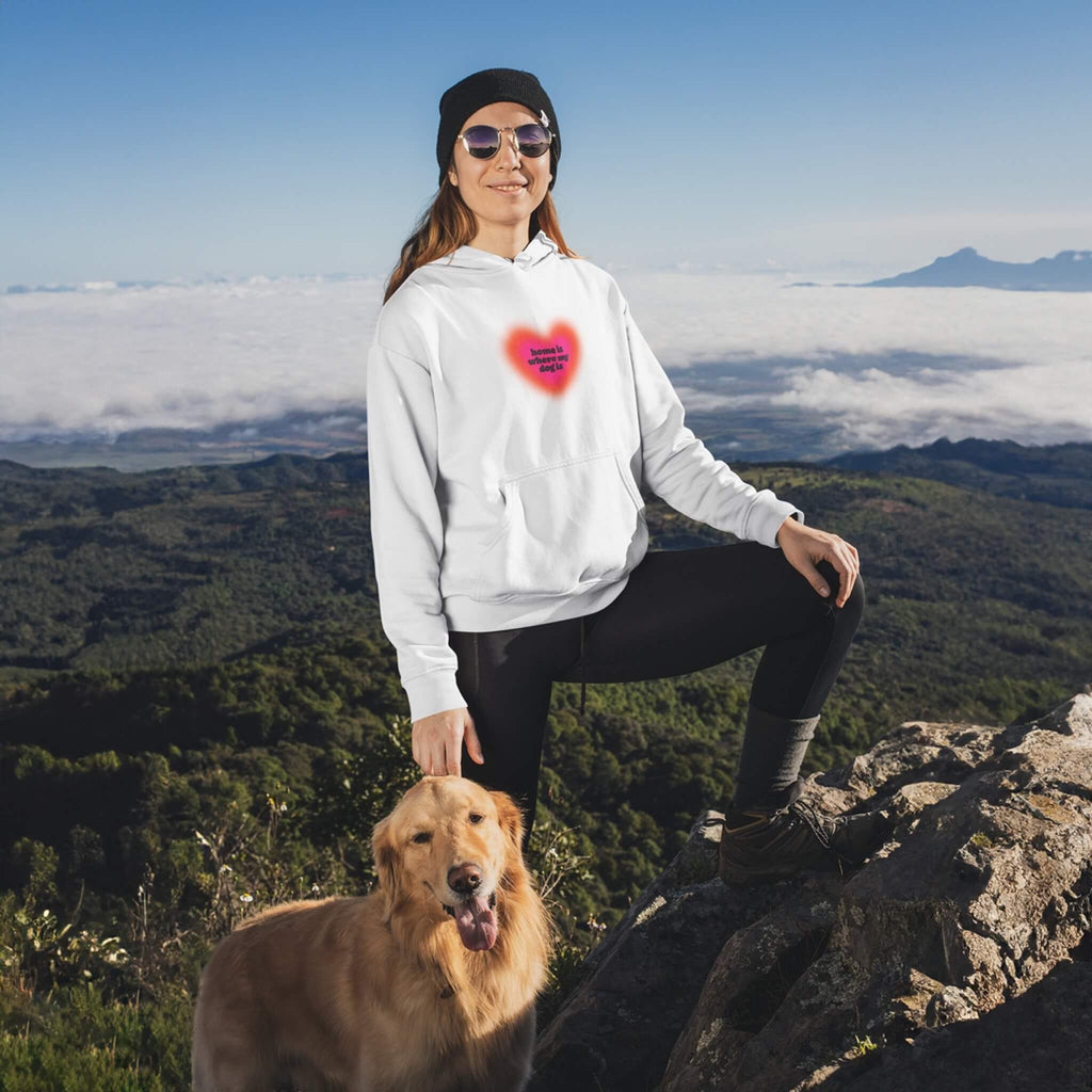 Home Is Where My Dog is Unisex Hoodie - Dogloverclothing.com