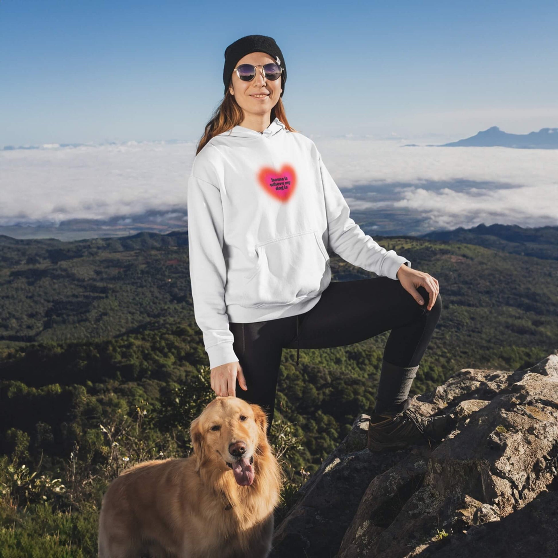 Home Is Where My Dog is Unisex Hoodie - Dogloverclothing.com