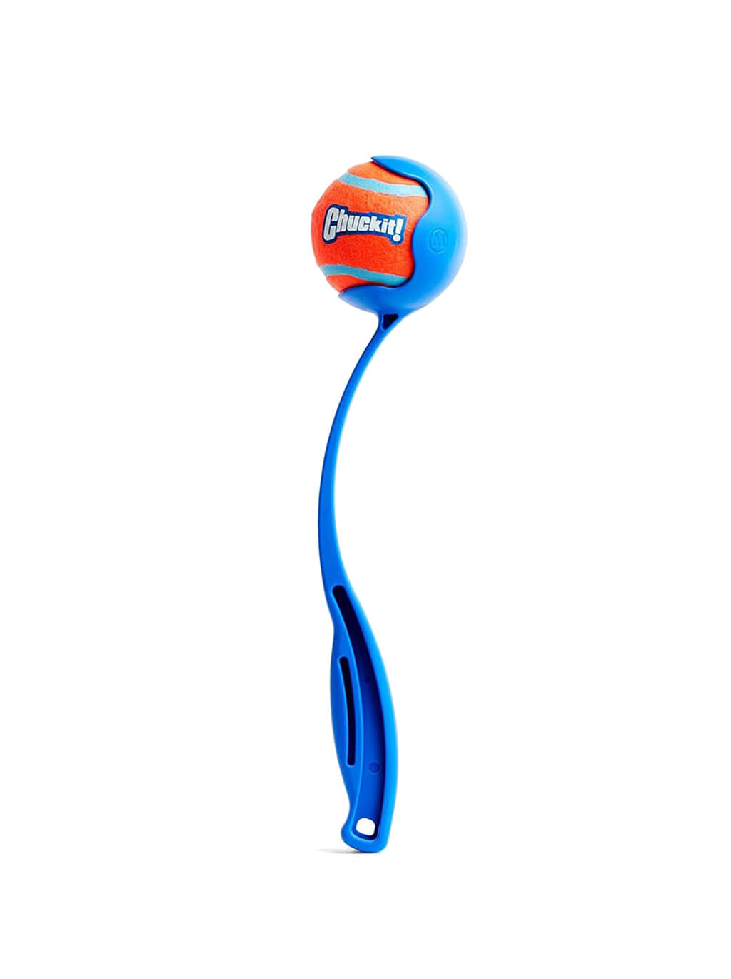 Chuckit dog ball launcher from WOOF with the tennis ball