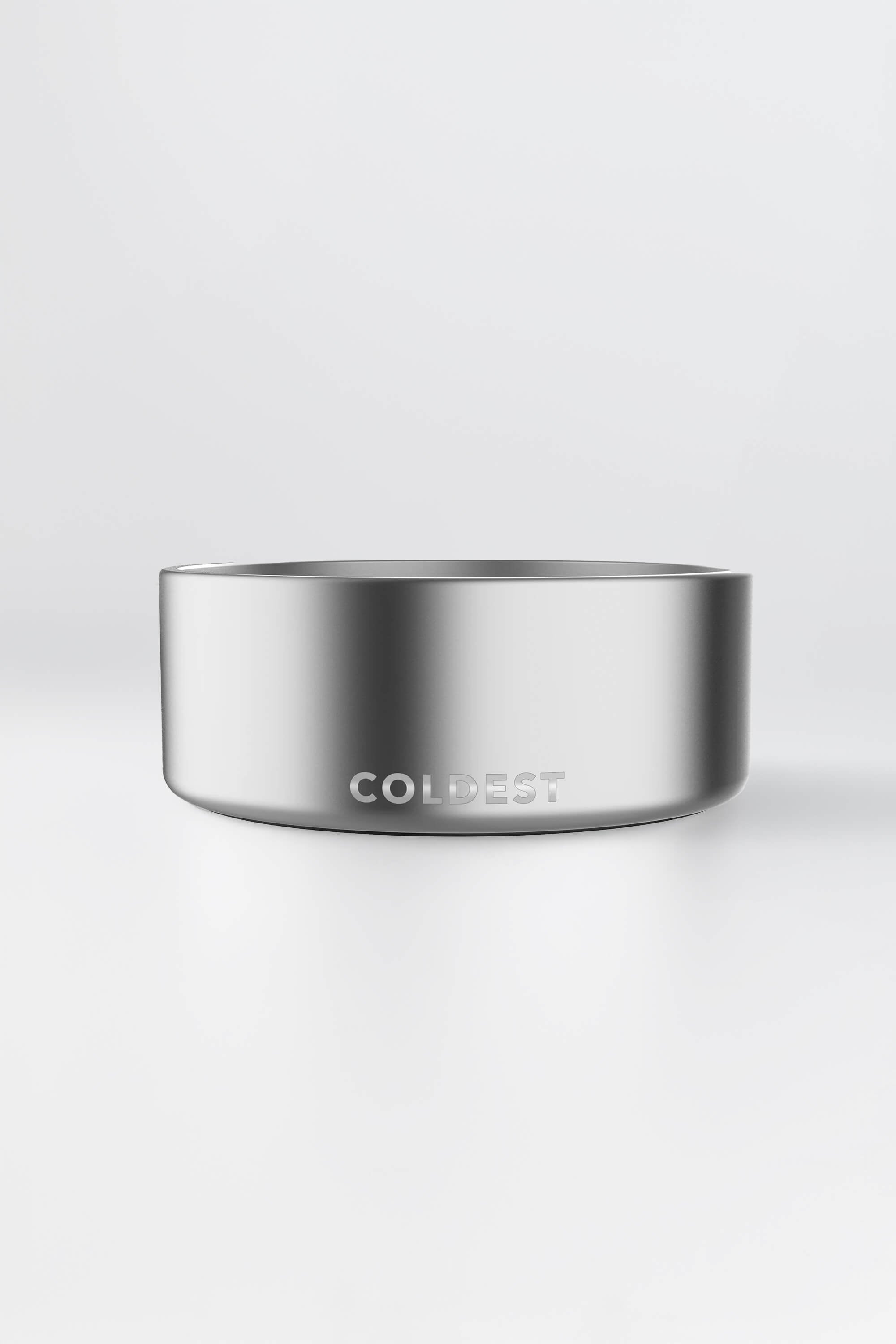 Coldest Stainless Steel Metal Dog Bowl (64oz).