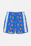 Tropical Corgi Beach Party Premium Swim Shorts.