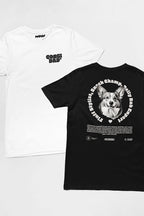 Corgi Dad Tribute T-Shirt from WOOF shown front and back