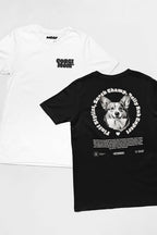 Corgi Mom Tribute T-Shirt from WOOF shown front and back