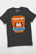 Pawsitive Vibes Corgi Premium T-Shirt - Dogloverclothing.com