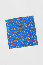 Tropical Corgi Paradise Pet Bandana Blue.
