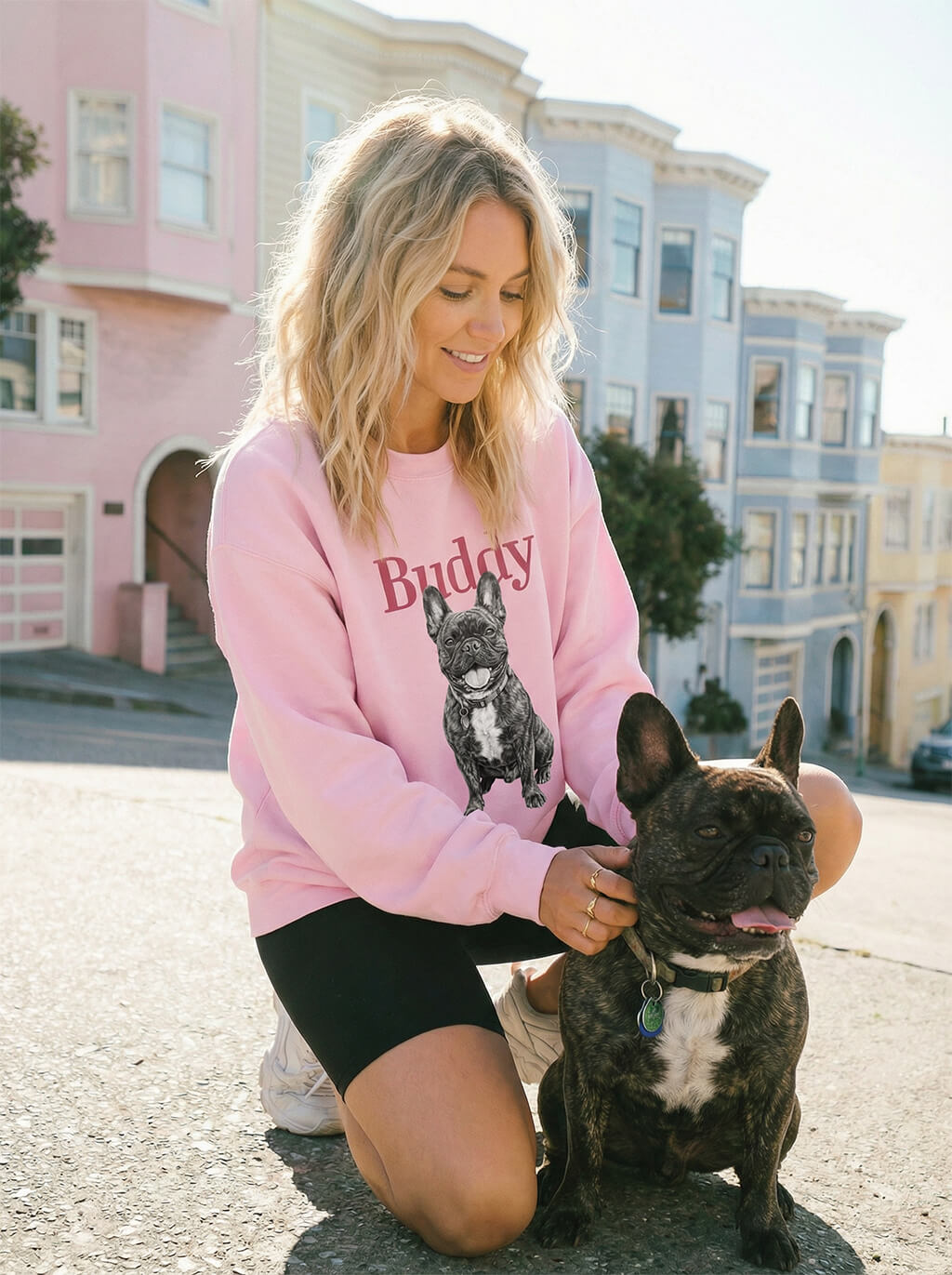 Custom Dog Sketch Unisex Sweatshirt