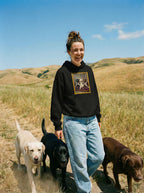 Custom Royal Dog Portrait Unisex Hoodie