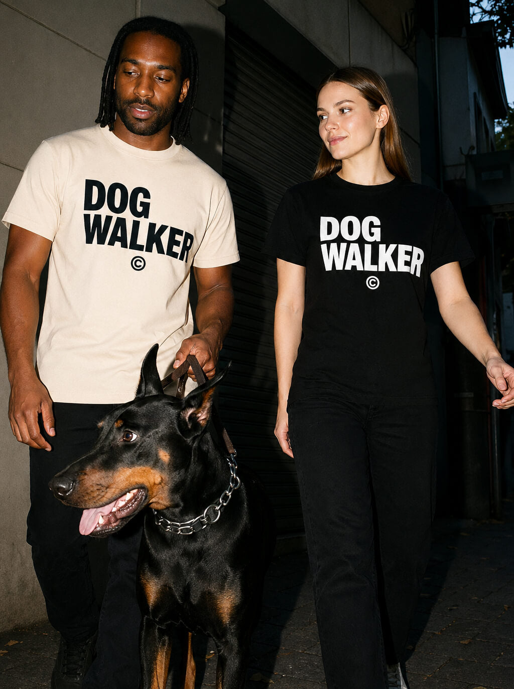 Relaxed Dog Walker© Unisex T-Shirt