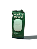 Earth Rated pet wipes from WOOF, front of the pack