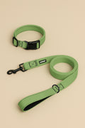 Forest Green Dog Collar & Leash Set - WOOF