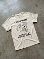 I work hard Heavyweight T-Shirt