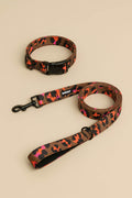 Elegant Leopard Dog Collar & Leash Set