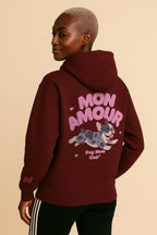 Cute Mon Amour Frenchie Hoodie.
