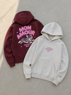 Cute Mon Amour French Bulldog Hoodie