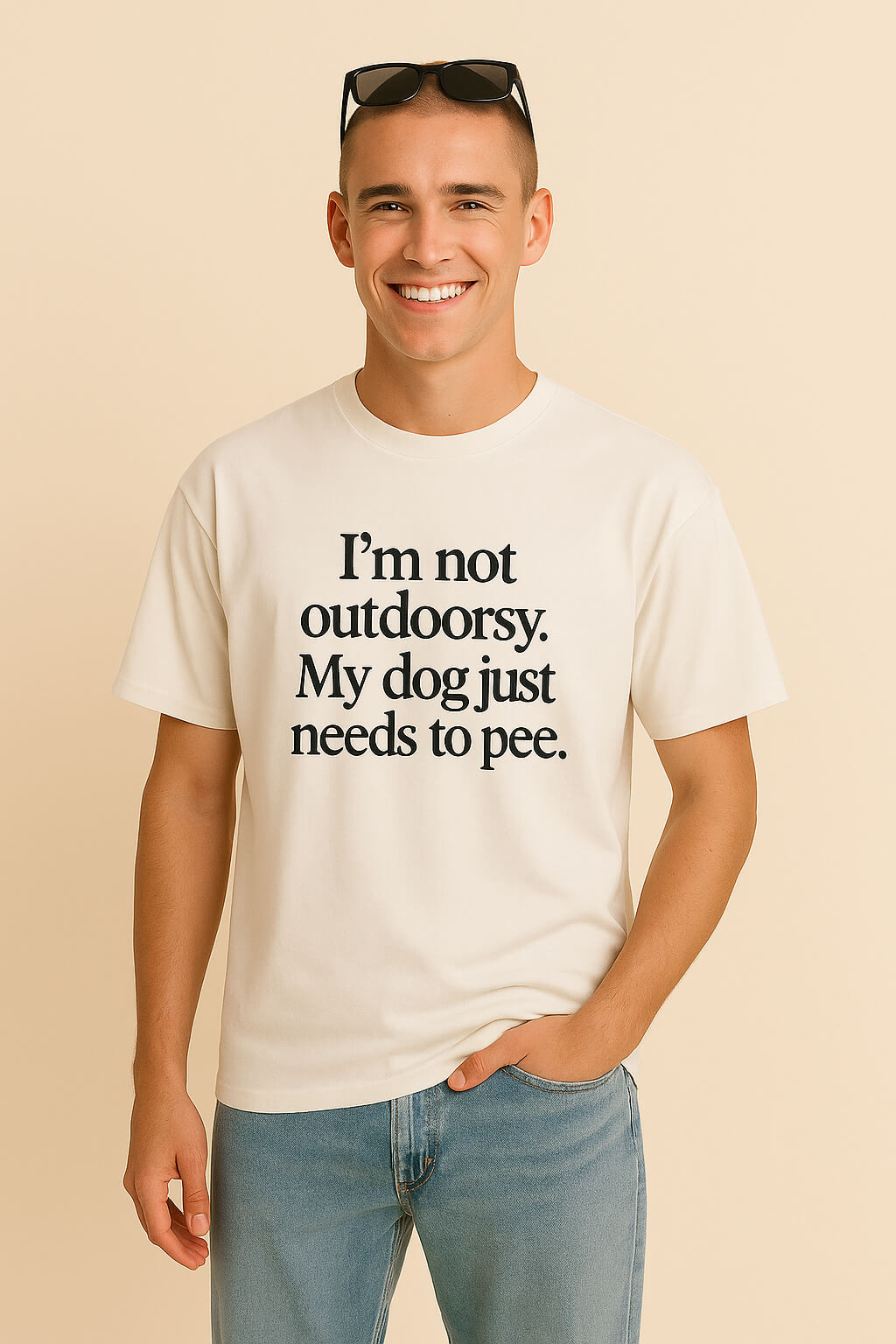 Funny Dog Outdoor Unisex T-Shirt