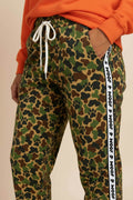Camo Wide-Leg Unisex Paw Print Joggers